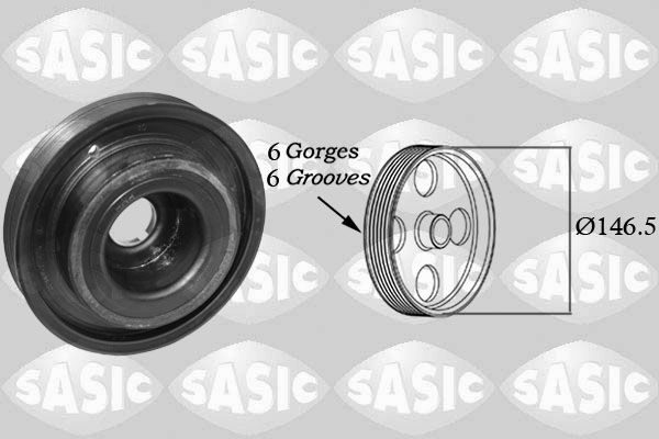 SASIC 2154019 Belt Pulley, crankshaft