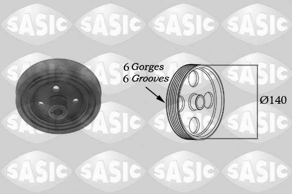 SASIC 2156005 Belt Pulley, crankshaft