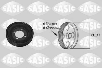 Belt Pulley, crankshaft SASIC 2156015