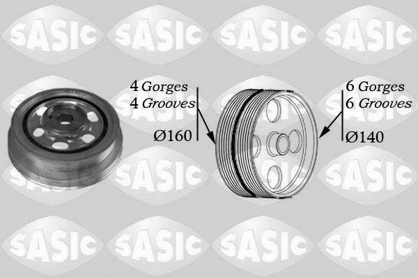 SASIC 2156030 Belt Pulley, crankshaft