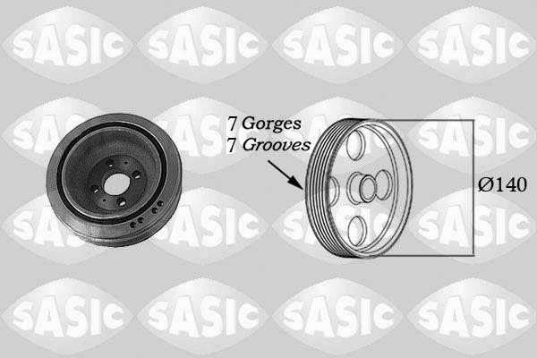SASIC 2156032 Belt Pulley, crankshaft