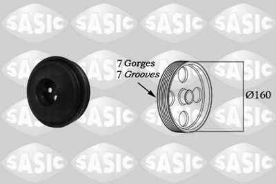 Belt Pulley, crankshaft SASIC 2156035