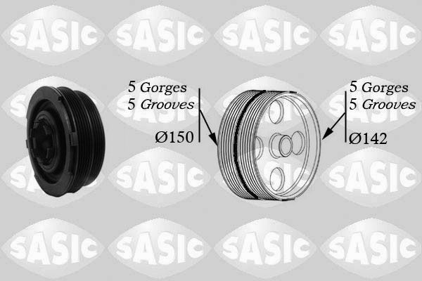 SASIC 2156038 Belt Pulley, crankshaft