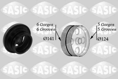 Belt Pulley, crankshaft SASIC 2156047