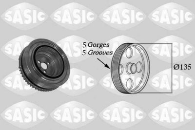 Belt Pulley, crankshaft SASIC 2156052