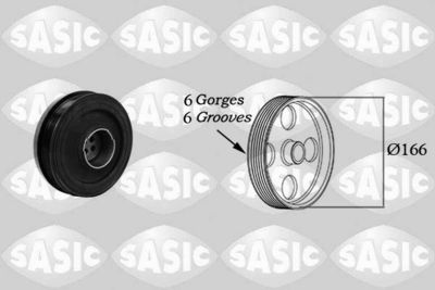 Belt Pulley, crankshaft SASIC 2156054
