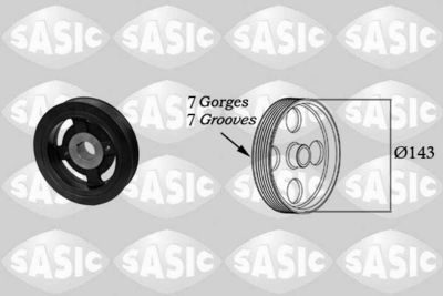 Belt Pulley, crankshaft SASIC 2156058