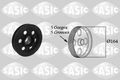 Belt Pulley, crankshaft SASIC 2156061