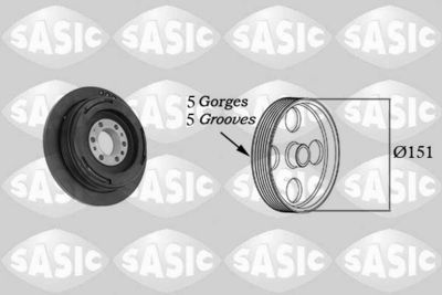 Belt Pulley, crankshaft SASIC 2156080