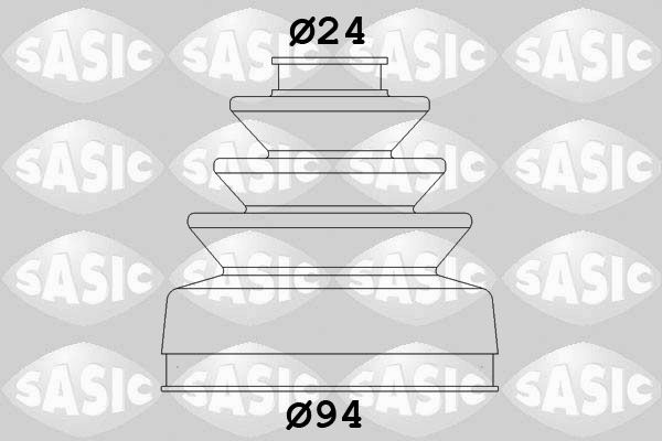 SASIC 2873493 Bellow Kit, drive shaft
