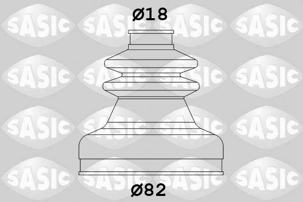 SASIC 2873713 Bellow Kit, drive shaft