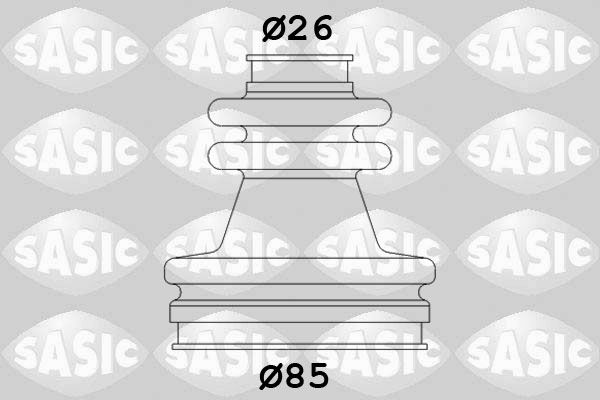SASIC 2873723 Bellow Kit, drive shaft