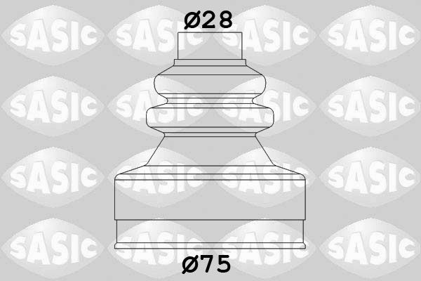 SASIC 2873773 Bellow Kit, drive shaft