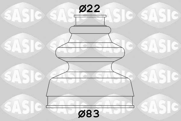 SASIC 2933653 Bellow Kit, drive shaft