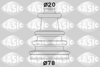 Bellow Kit, drive shaft SASIC 2933743