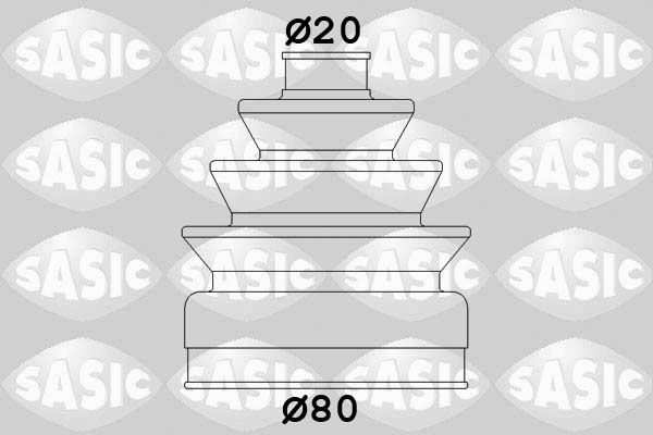 SASIC 2933833 Bellow Kit, drive shaft
