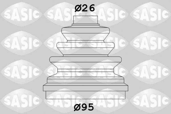 SASIC 2933953 Bellow Kit, drive shaft