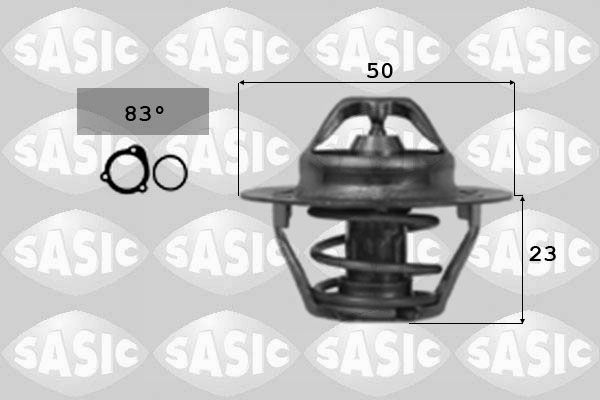 SASIC 3304002 Thermostat, coolant