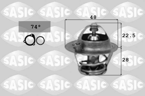 SASIC 3306024 Thermostat, coolant