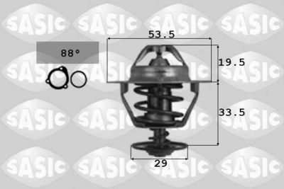 Thermostat, coolant SASIC 3306038
