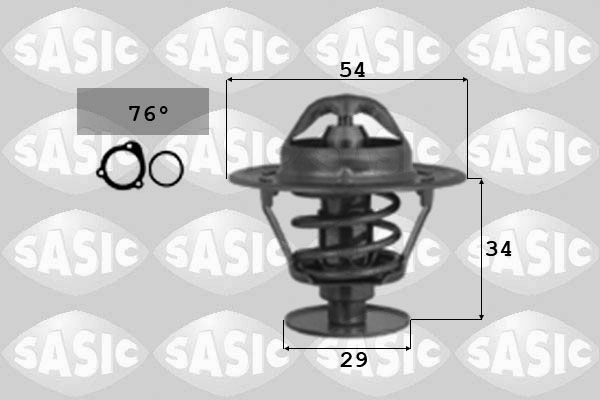 SASIC 3306040 Thermostat, coolant