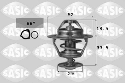 Thermostat, coolant SASIC 3306064