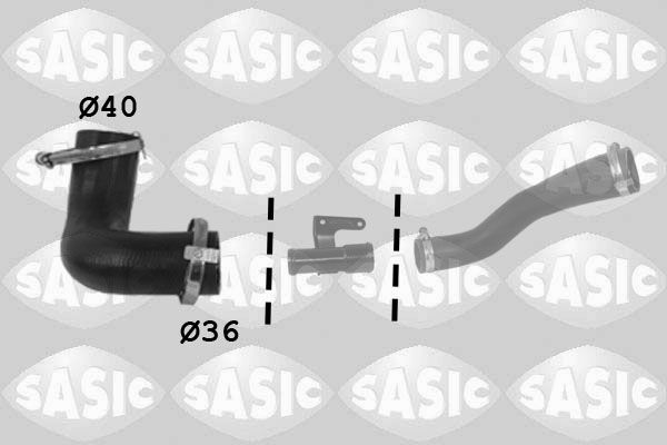 SASIC 3336224 Charge Air Hose
