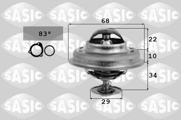 SASIC 3381251 Thermostat, coolant