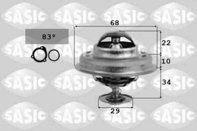 Thermostat, coolant SASIC 3381251