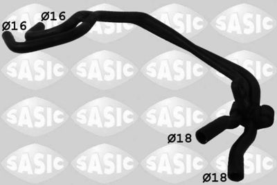 Radiator Hose SASIC 3404072