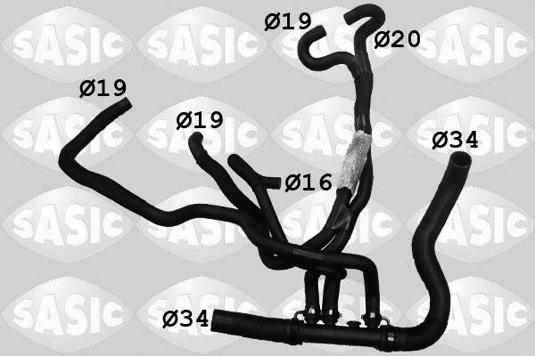 SASIC 3404111 Radiator Hose