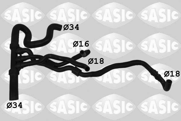 SASIC 3404202 Radiator Hose