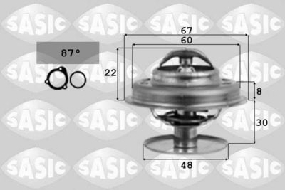 Thermostat, coolant SASIC 4000356