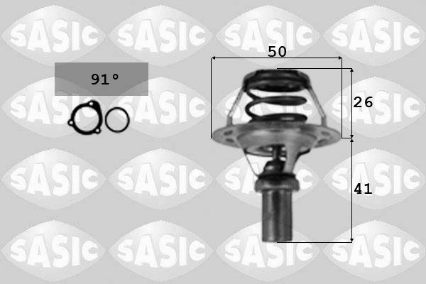 SASIC 4000361 Thermostat, coolant