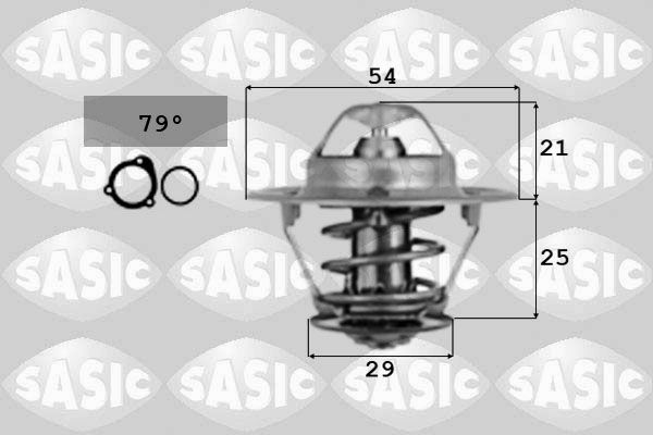 SASIC 4000366 Thermostat, coolant