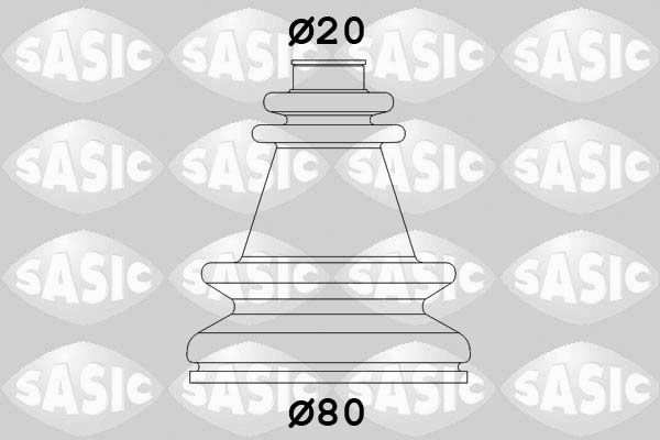 SASIC 4003406 Bellow Kit, drive shaft