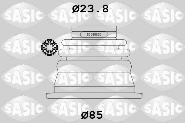 SASIC 4003419 Bellow Kit, drive shaft
