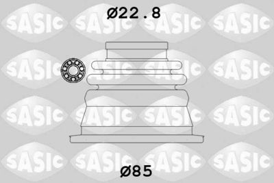 Bellow Kit, drive shaft SASIC 4003427
