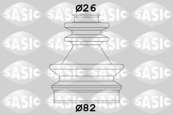 SASIC 4003439 Bellow Kit, drive shaft