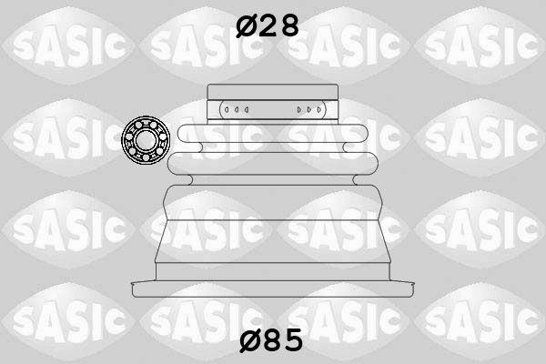 SASIC 4003451 Bellow Kit, drive shaft