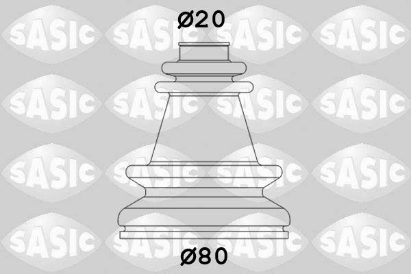 SASIC 4003454 Bellow Kit, drive shaft