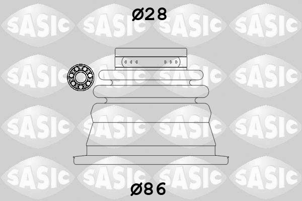 SASIC 4003464 Bellow Kit, drive shaft