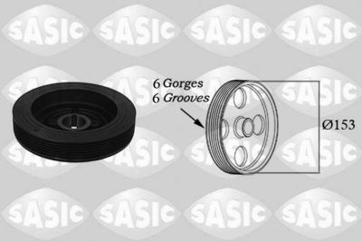 Belt Pulley, crankshaft SASIC 5150J90