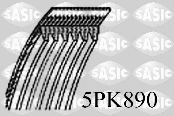 SASIC 5PK890 V-Ribbed Belt