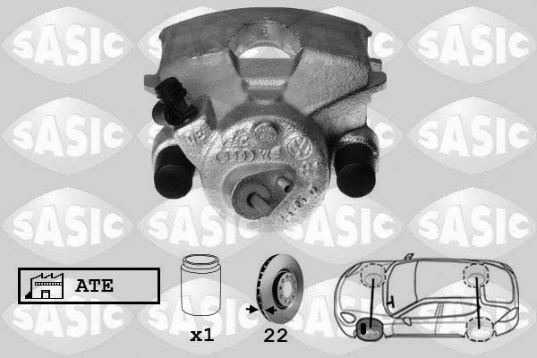 SASIC 6506004 Brake Caliper