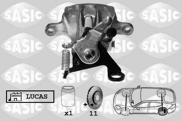 SASIC 6506028 Brake Caliper