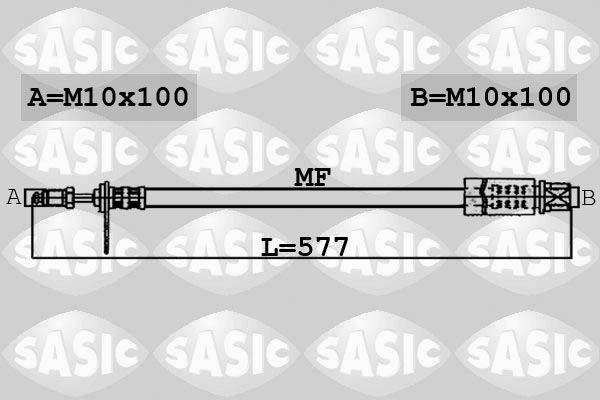 SASIC 6600005 Brake Hose