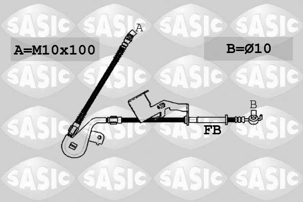 SASIC 6600029 Brake Hose