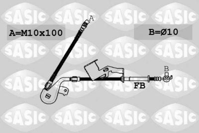 Brake Hose SASIC 6600030