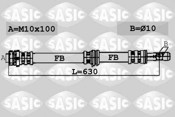 SASIC 6600059 Brake Hose